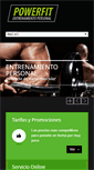 Mobile Screenshot of powerfit-entrenamientopersonal.com
